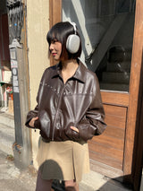 ルーシースタッドレザージャケット
