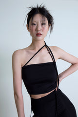 ストリングチューブトップ/STRING TUBETOP BLACK