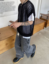 No.9495 NET KNIT VEST