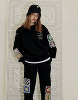SM:]E DENIM ROUND BUCKETHAT BLACK (6691416178806)