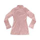 ビンテージスエードロングシャツ / VINTAGE SUEDE LONG SHIRT #PINK