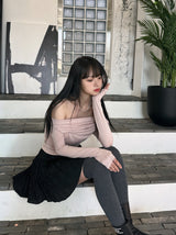 freesia shirred skirt