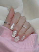 silver925 chain ribbon ring