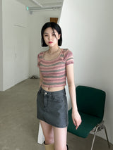 ローライズスカート / no.946 low-rise gray skirt