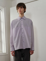 PLACKET DETAIL L/S SHIRT LILAC (6594029617270)