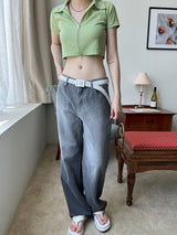 パイロンクロップジップアップ / Pylon Crop Zip Up (3color)