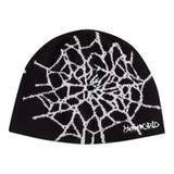 スパイダーウェブショートビーニー / SPIDER WEB SHORT BEANIE