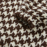 Overfit Hound Tooth Knit Anorak [BROWN] (6618837352566)