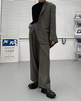 ミダスチェックブレザー / Midas Check Blazer (2 colors)