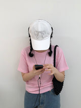 リボンキャップ/ribbon cap (white)