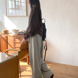 Poots Side Coloring Banding Long Wide Training Pants