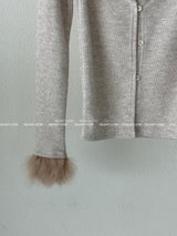 a sleeved bolero layered cardigan
