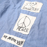 “No More War!" シャンブレーシャツ