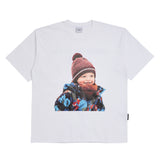 ベイビーフェイスネイチャーパターンジャケットボーイ半袖Tシャツ ホワイト