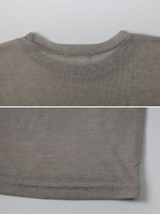 MY クリームスリムフィットベーシックTシャツ