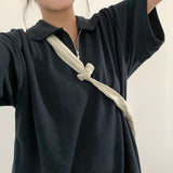 ショートスリーブドアノラックミニドレス / A short-sleeved anorak mini dress