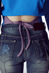 ROSE BOOTS CUT DENIM # VINTAGE BLUE