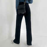 Loose-Leg Slacks