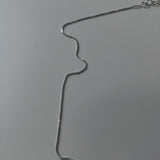 シンプルスクウェアネックレス / simple square necklace (925silver)
