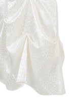 サテンレオパードドレス/DOZI - Satin Leopard Dress _ Off-White