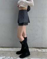 Pleated pants skirt