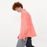 Melting Button Shirt [Pink] (6592391184502)