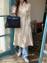 [SHOPPERMADE]ベルギーダブルトレンチコート(3color)