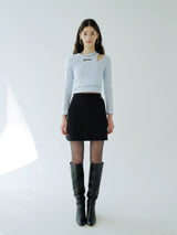 DOUBLE LAYERED LONG SLEEVE T-SHIRT (SEAFOAM) (6600163852406)