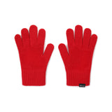 パッチウールニットグローブ/0 5 patch wool knit gloves - RED