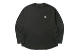 リセントロゴロングスリーブ / RECENT LOGO LONG SLEEVE_CHARCOAL
