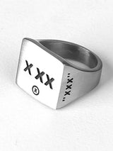 X XX LOGO RING (SURGICAL STEEL) (6567190560886)