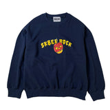 SKULL CHERRY SWEAT SHIRT NAVY (6614589374582)