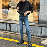 LMN Oddヒドゥンバンディングスリムデニムパンツ