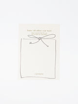 Cosymosy 'For you' Bunny Keyring Card - 5 Color