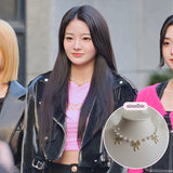 3 Ribbons Pearl Choker Necklace - Gold Color (Kep1er Mashiro Necklace)