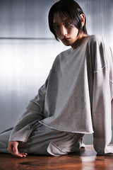 VINTAGE P. DYEING CUT-OUT CROP-TEE (Gray) / ビンテージダイングアウトクロップT