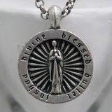マリア-2 チェーン ネックレス / [BLESSEDBULLET]maria-2 chain necklace_vintage silver