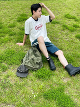 カーボネートミックスハーフTシャツ / Carbonate mix half T-shirts 3color
