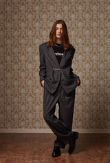 Buckle suit jacket - Charcol (4622118092918)