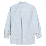 ペイントアートストライプシャツ / PAINT ART STRIPE SHIRT (4507718975606)