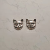 メルビーザキャット - キャットフェイスピアス / Melbie The Cat Series - Cat Face Piercing (Silver) (Red Velvet Joy, VIVIZ Sinb Piercing))