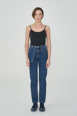 ストレートフィットスナップポケットデニムパンツ / STRAIGHT FIT SNAP POCKET DENIM PANTS [6888]