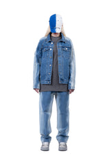 BBD Side Bleached Denim Jacket (Blue)