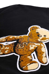 "ロックテディ" クルーネック / "Rock teddy" crew neck (2624800325750)