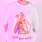 DOMINANT BEER BELLY BEAR T-SHIRTS_WHITE (6573790265462)