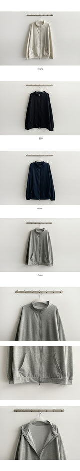 Bokin Oversized Fit Two-Way Zip-Up