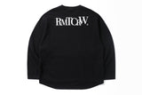 リセントロゴロングスリーブ / RECENT LOGO LONG SLEEVE_BLACK