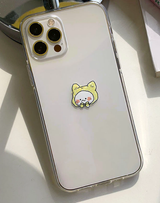 キュートキャットイェローフォーンケース / Cute Cat Yellow Phone Case