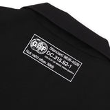 [UNISEX] Satin-Trimmed Padded Racing Jacket (Black)