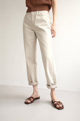 トゥギャザージーンズ / TOGETHER JEANS / BEIGE STRAIGHT PANTS